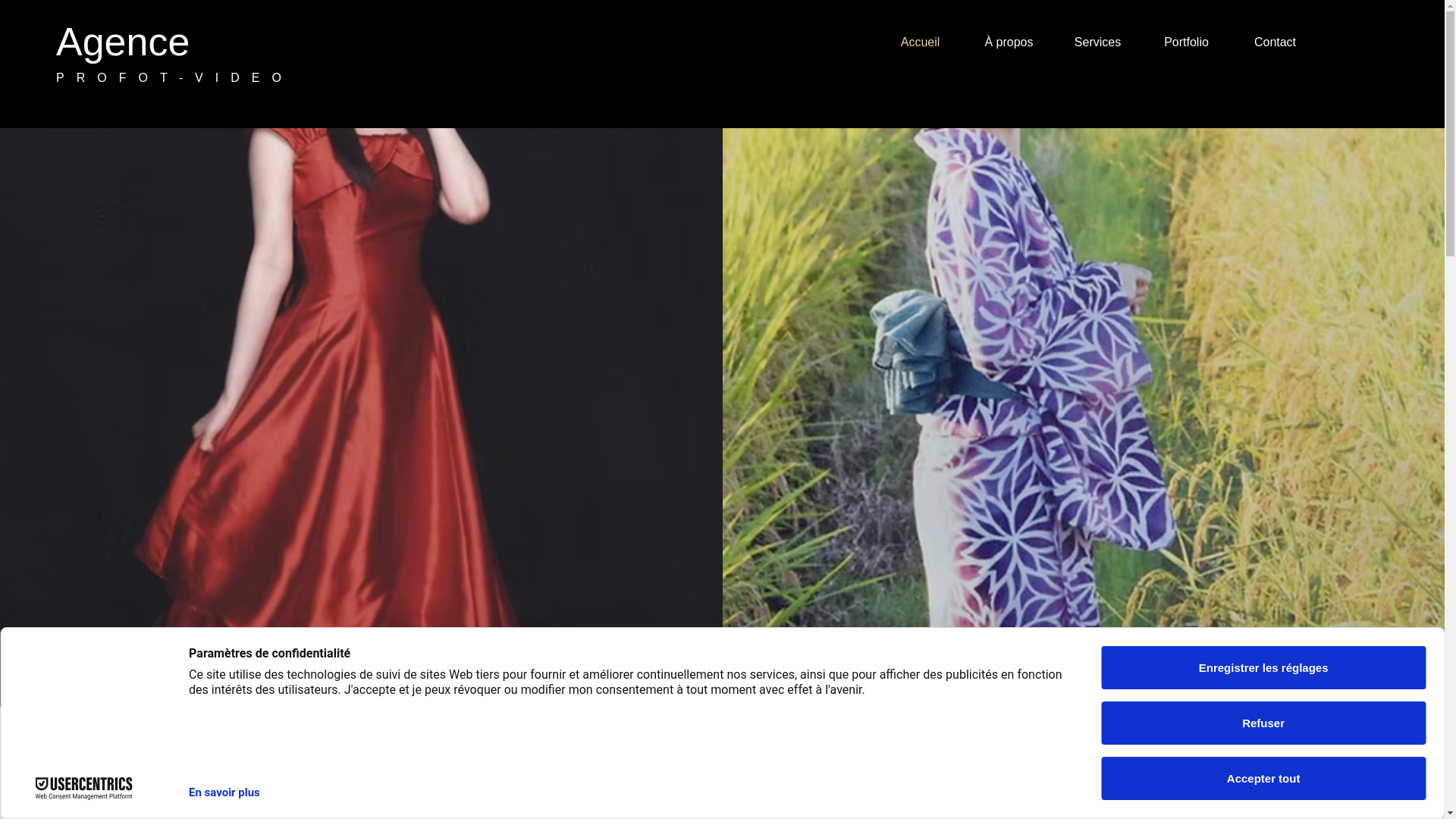 website screenshot of https://agenceprofotvideo.fr/