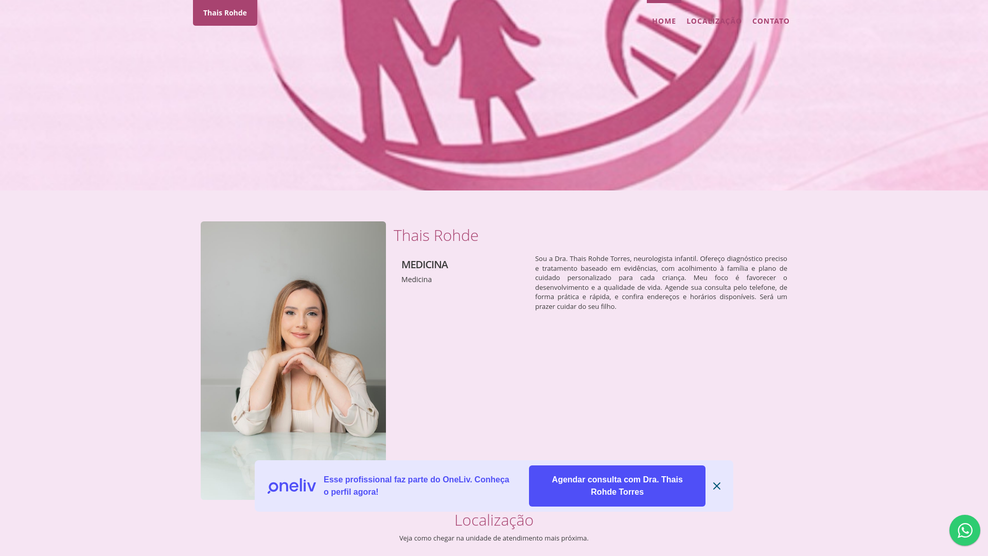 website screenshot of https://thaisrohdetorres.com.br