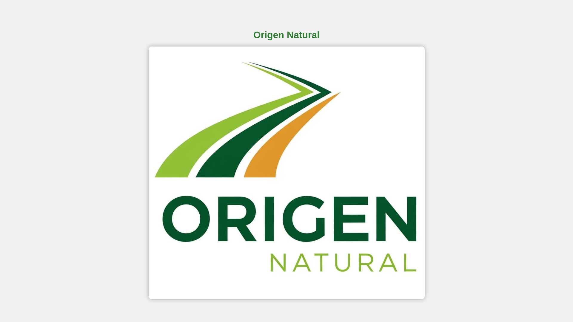 website screenshot of https://origennatural.com.ar/
