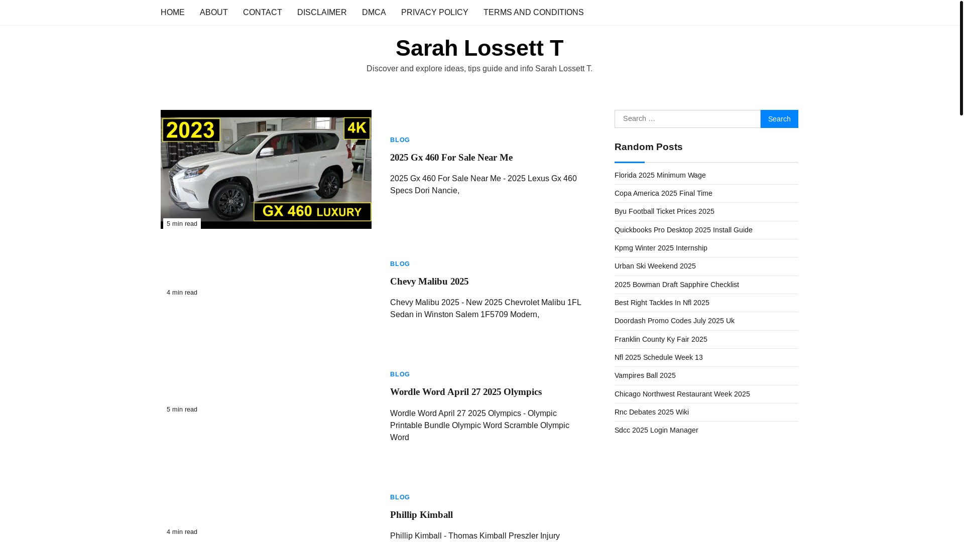 website screenshot of https://sarahlossettt.pages.dev/