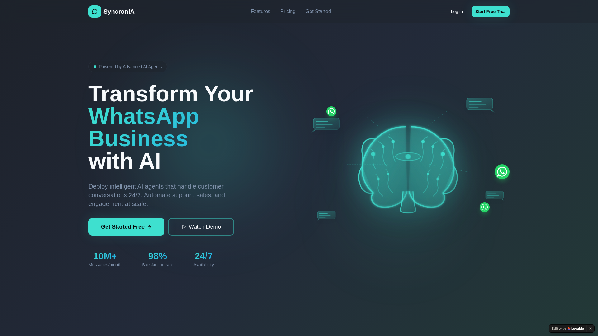 website screenshot of https://syncronia.mx/