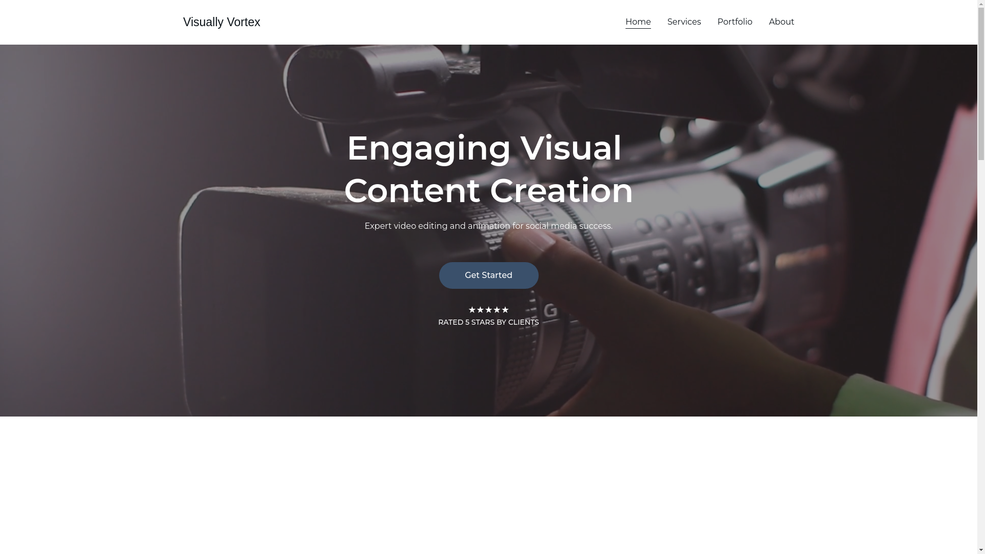 website screenshot of https://visuallyvortex.shop/