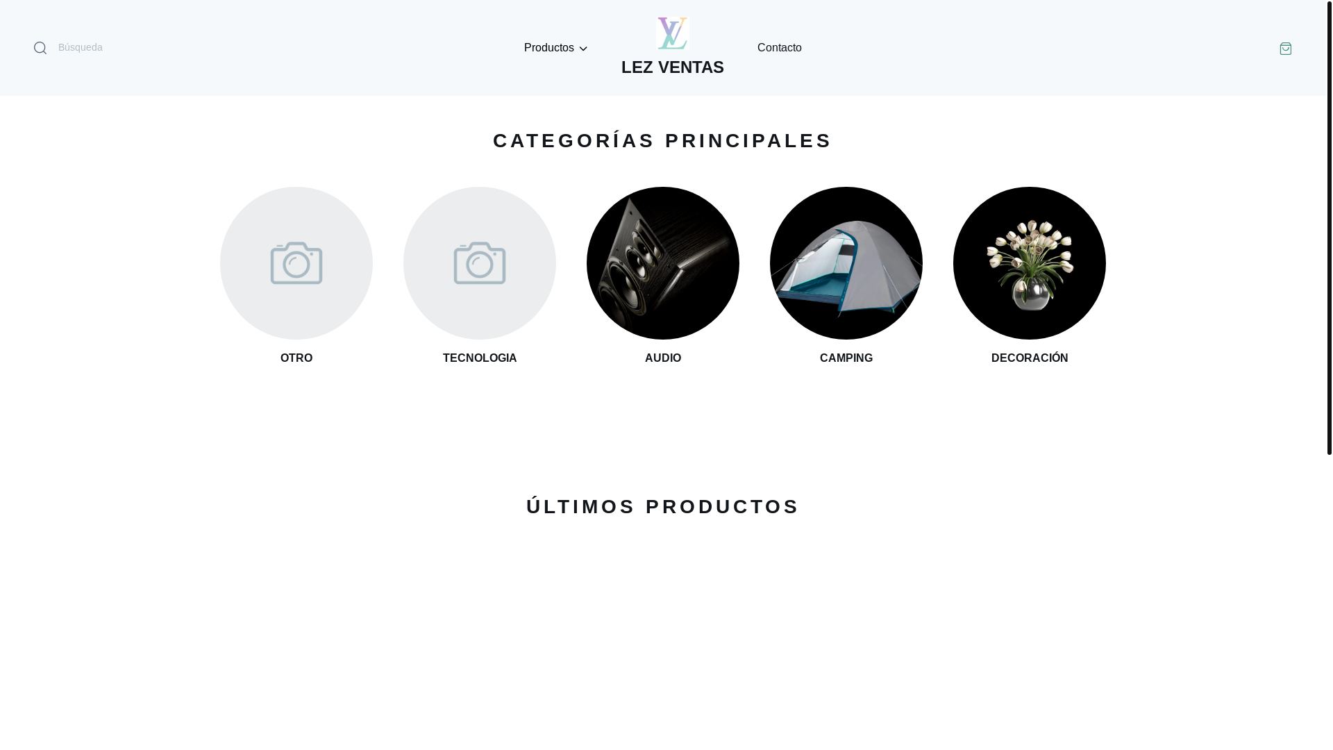 website screenshot of https://lezventas.site/