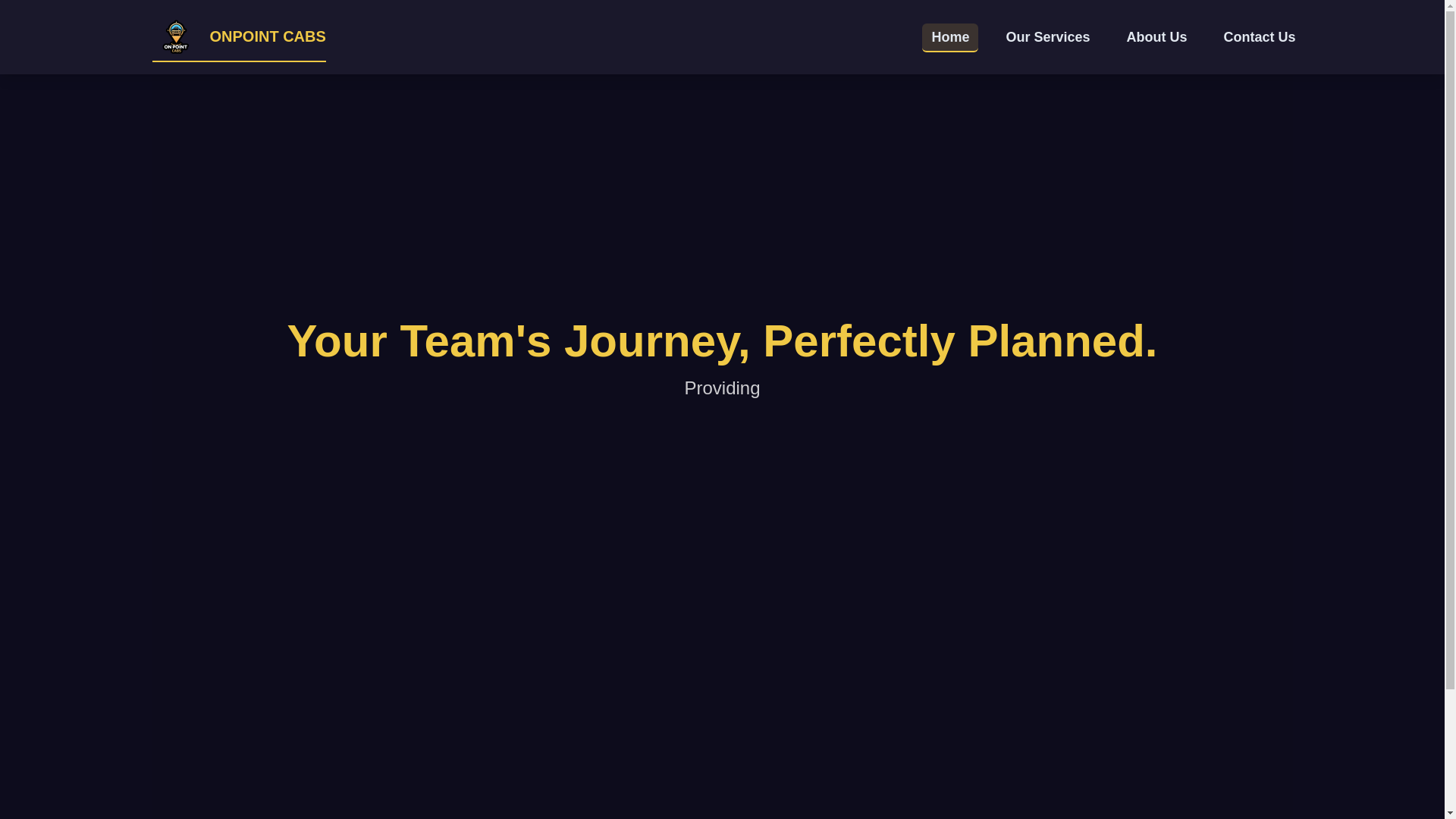 website screenshot of https://onpointcabs.in/