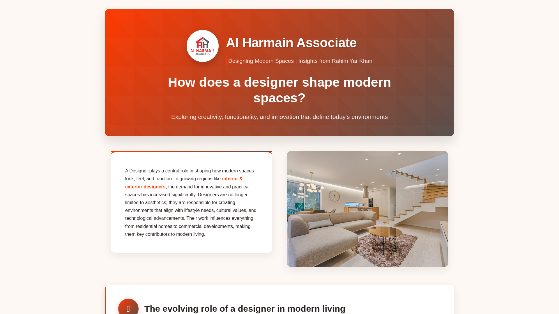 website screenshot of https://alharmainassociate.pages.dev/