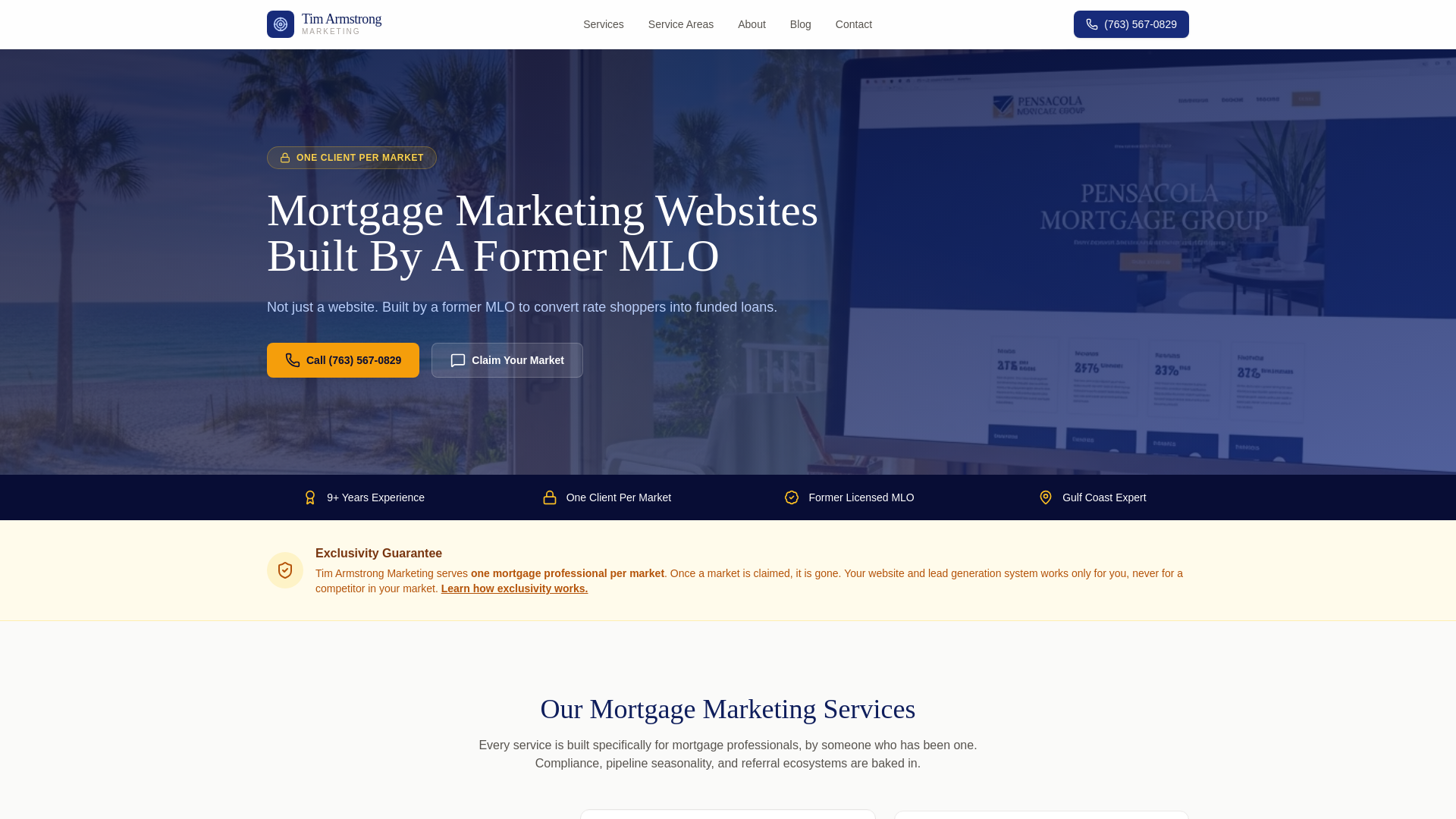 website screenshot of https://timarmstrongmarketing-com.pages.dev/