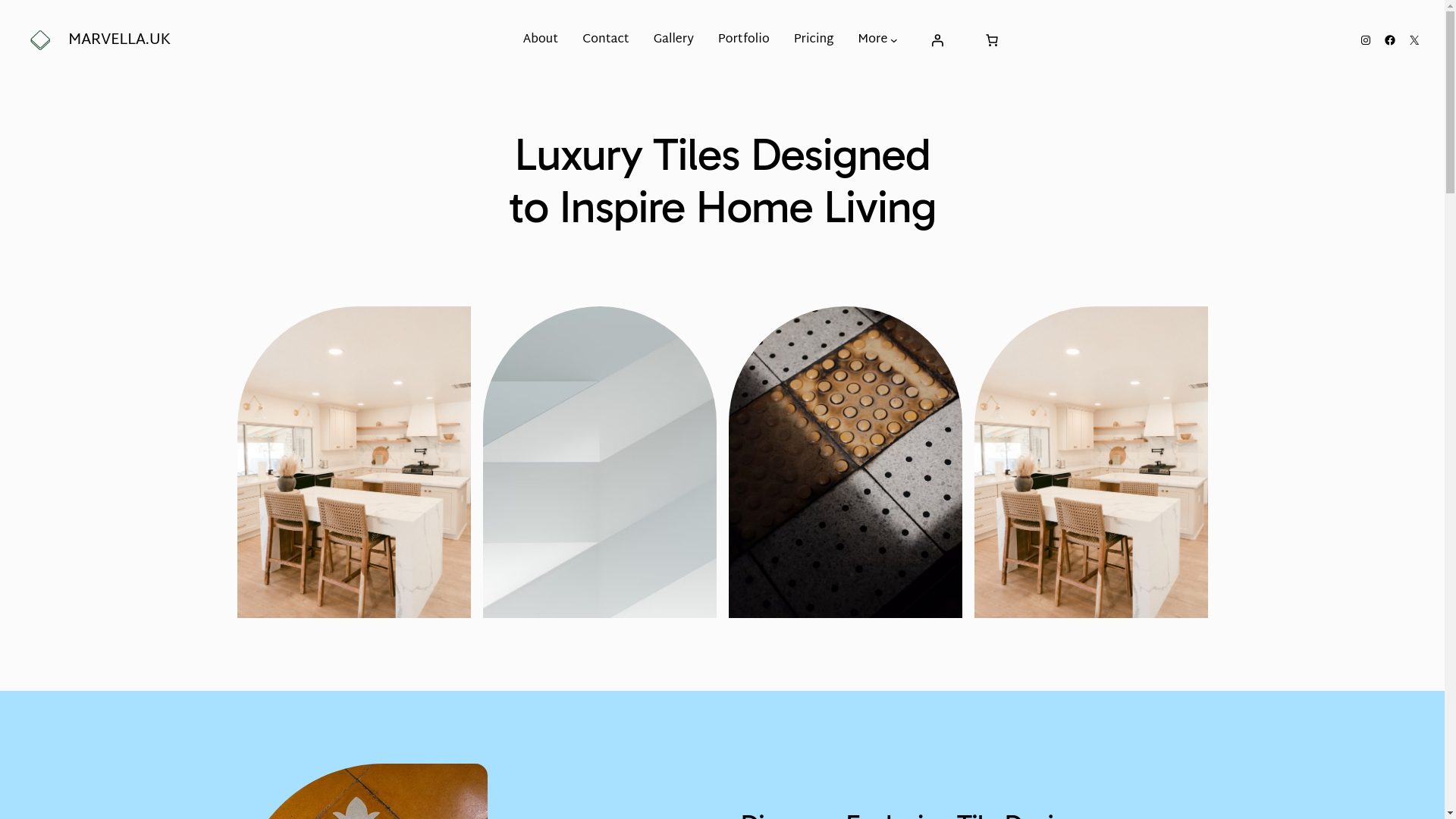 website screenshot of https://marvella.uk/
