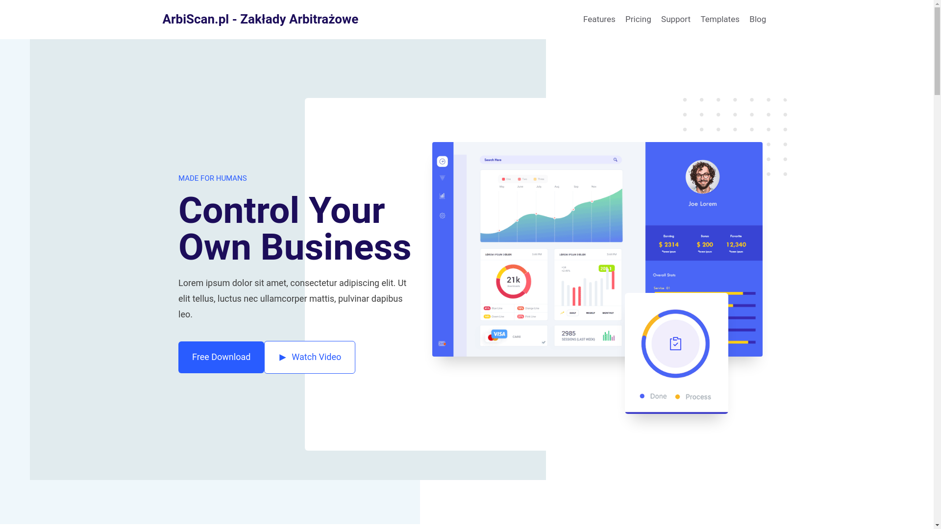 website screenshot of https://arbiscan.pl/