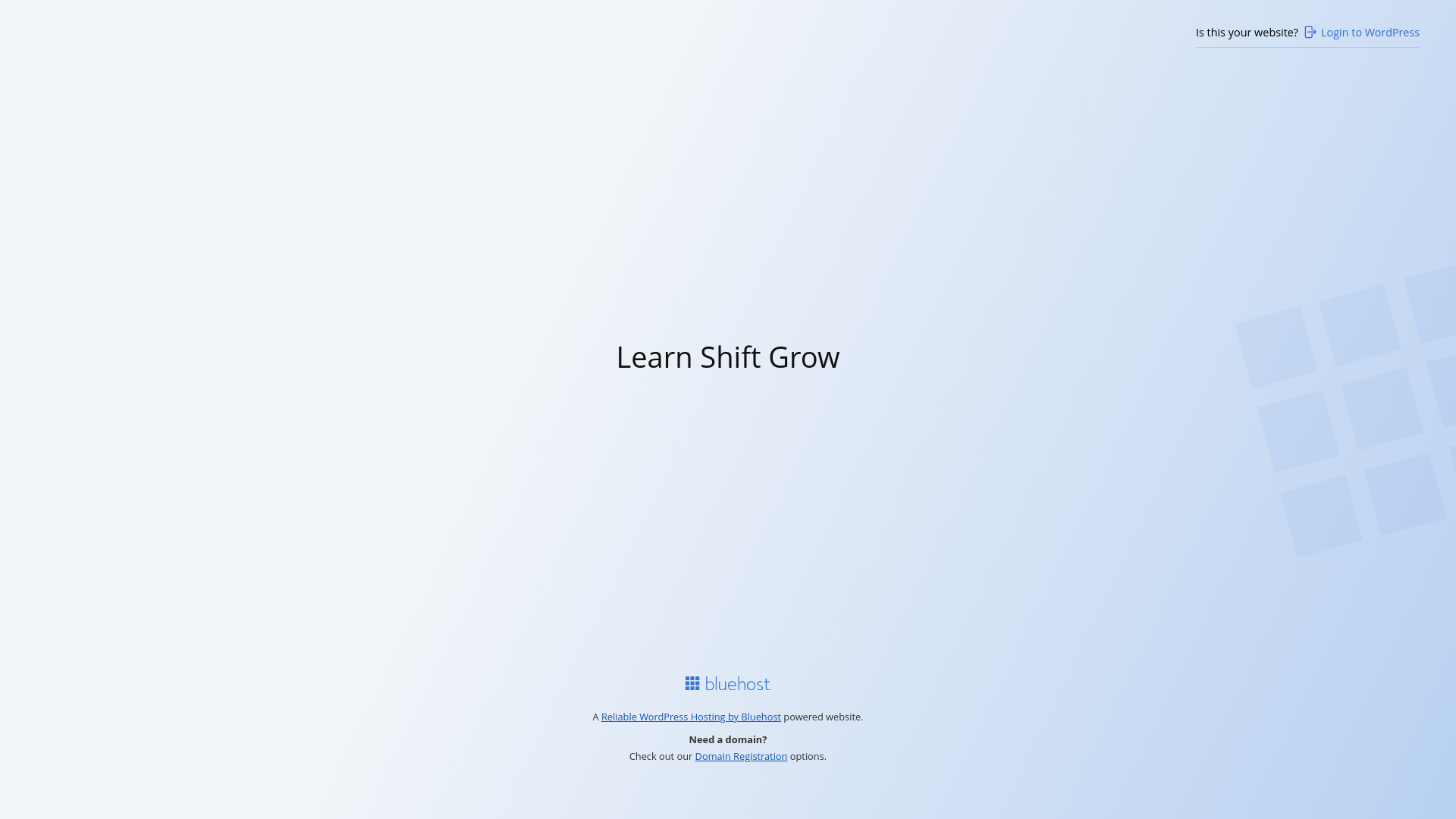 website screenshot of https://learnshiftgrow.dev/