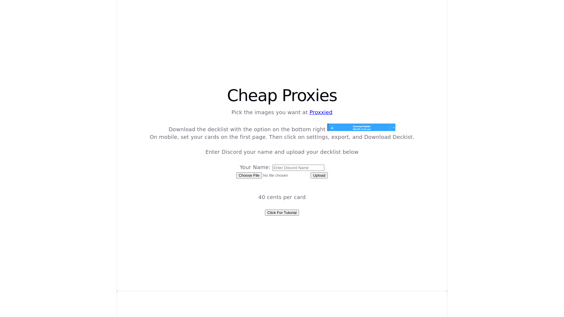 website screenshot of https://cheaproxies.us