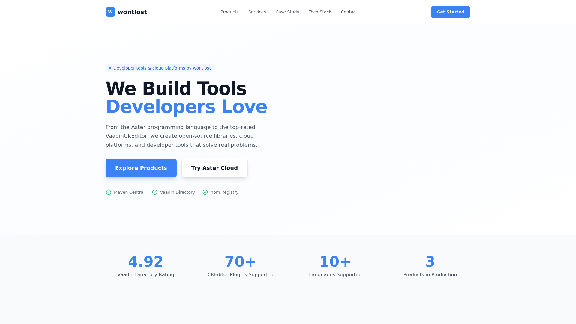 website screenshot of https://wontlost-com.pages.dev/