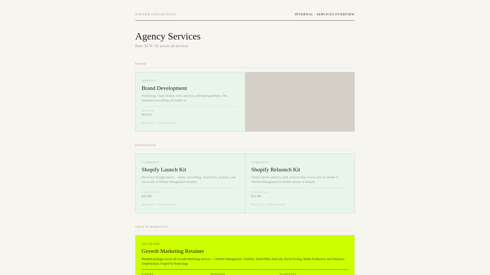 website screenshot of https://solver-agency.pages.dev/