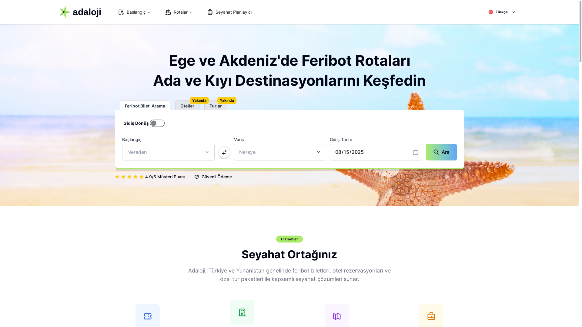 website screenshot of https://bulgariansealines.com/