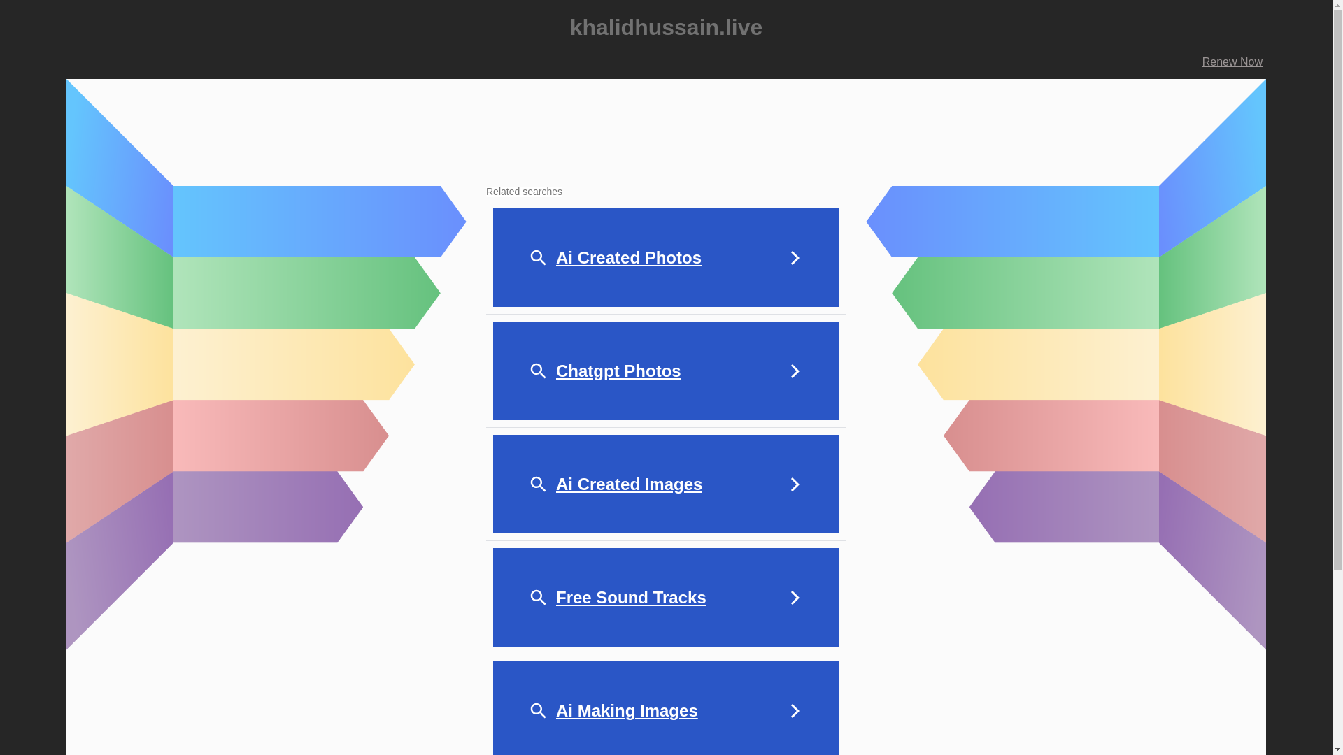 website screenshot of https://khalidhussain.live/