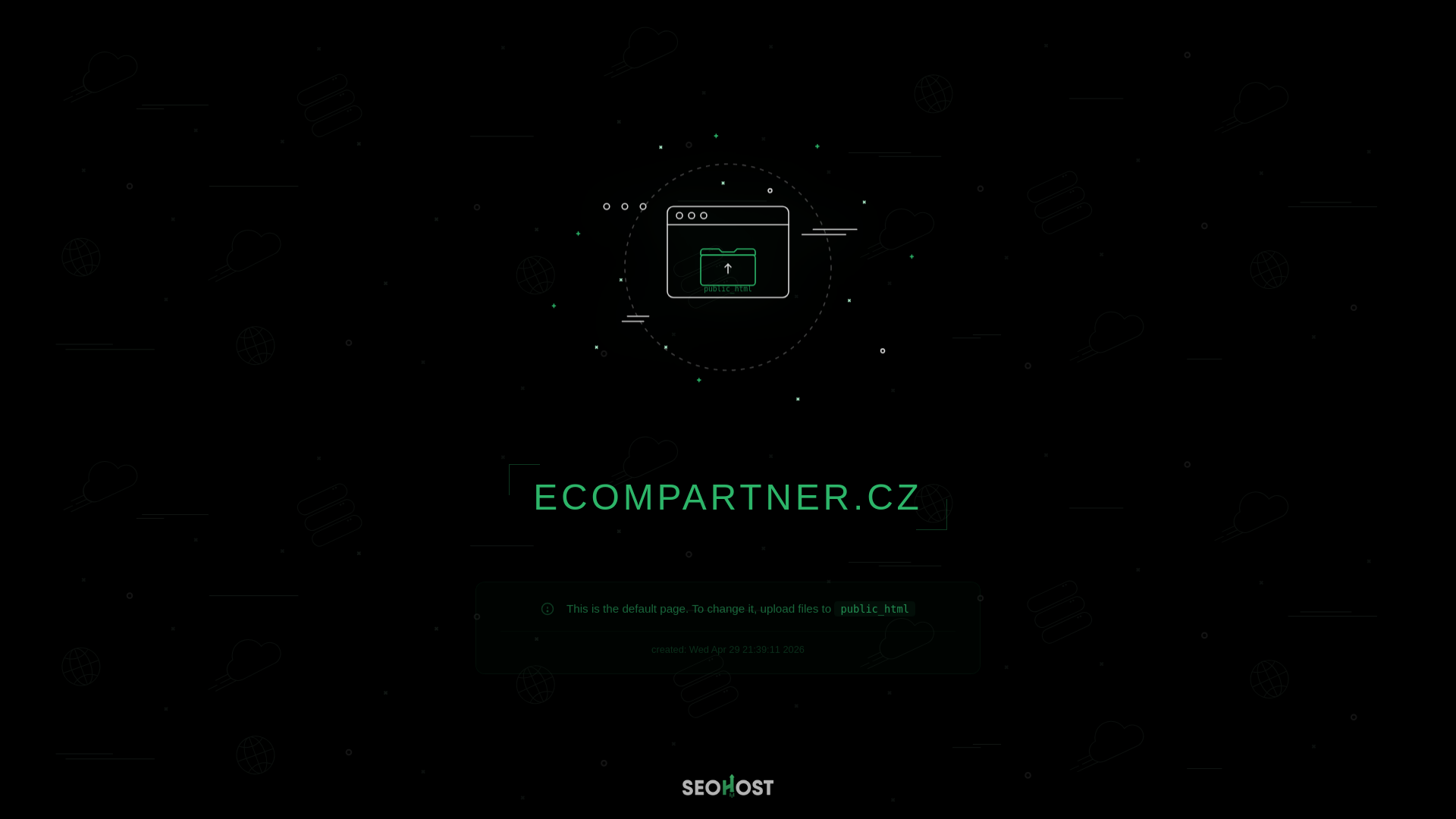 website screenshot of https://ecompartner.cz/