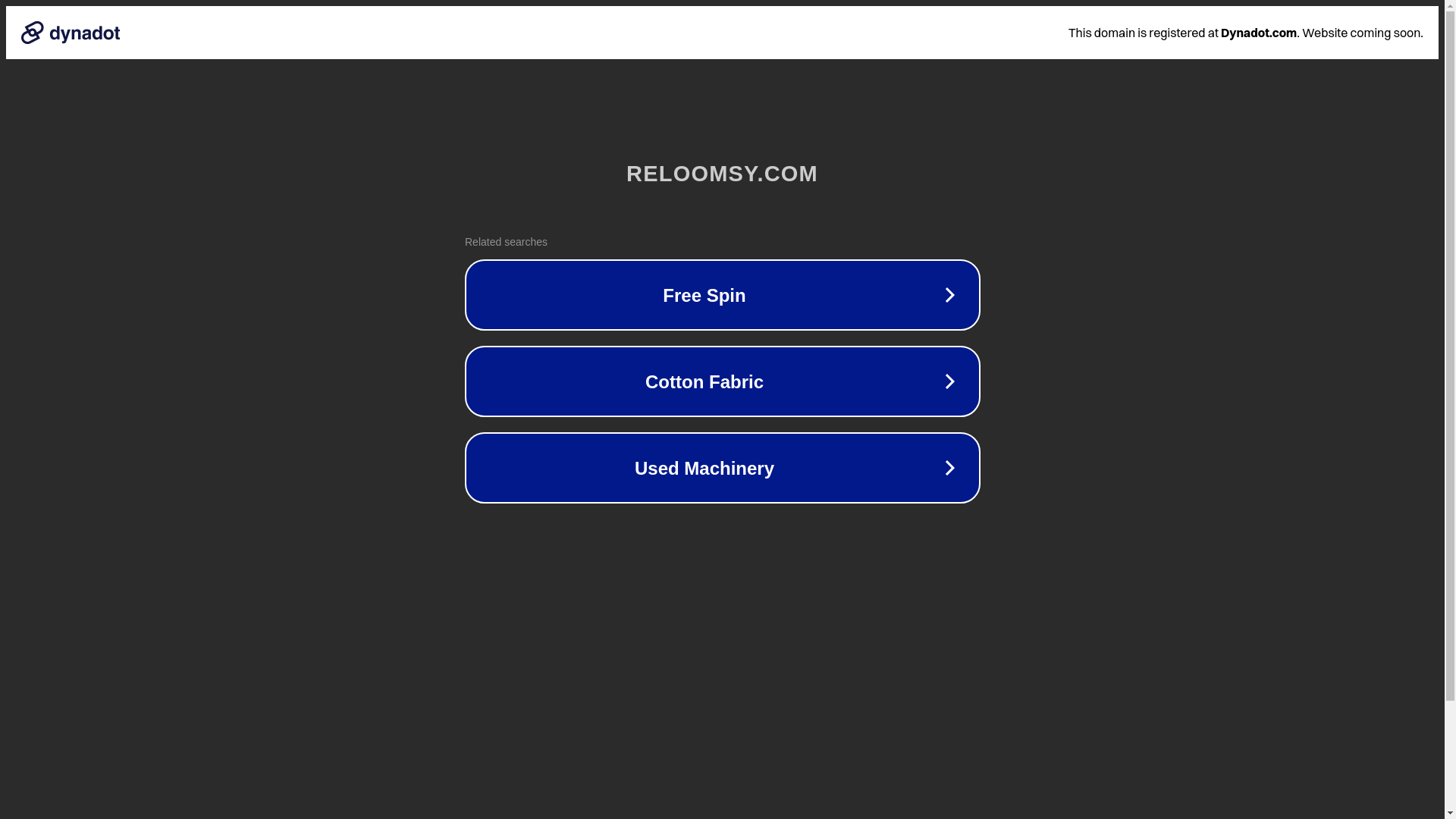 website screenshot of https://reloomsy.com/