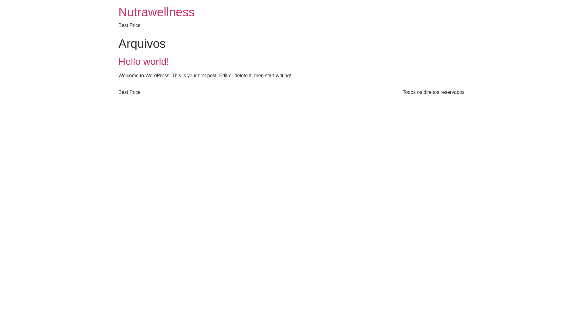 website screenshot of https://nutrawellness1.online/