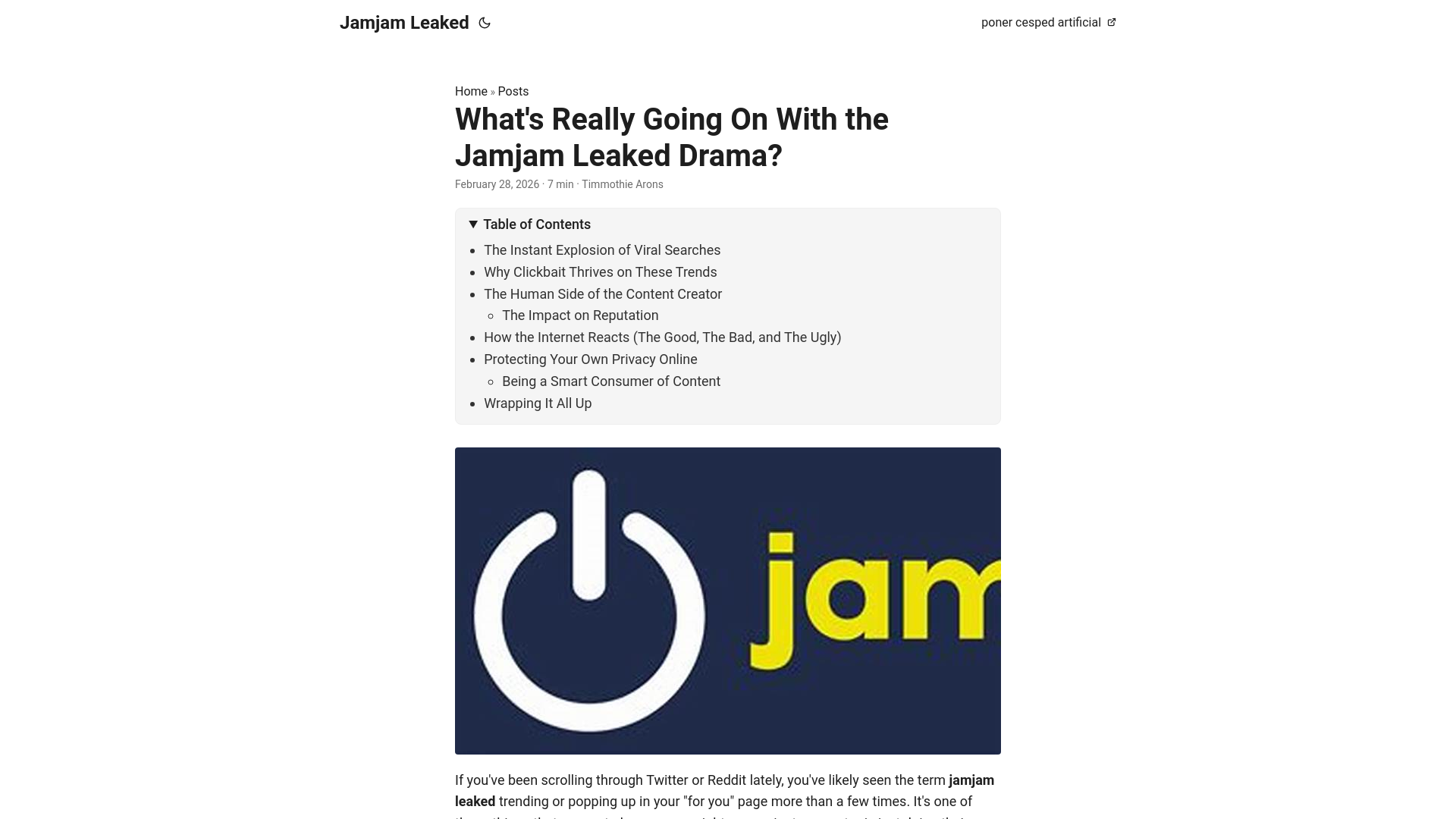 website screenshot of https://jamjam-leaked.pages.dev/