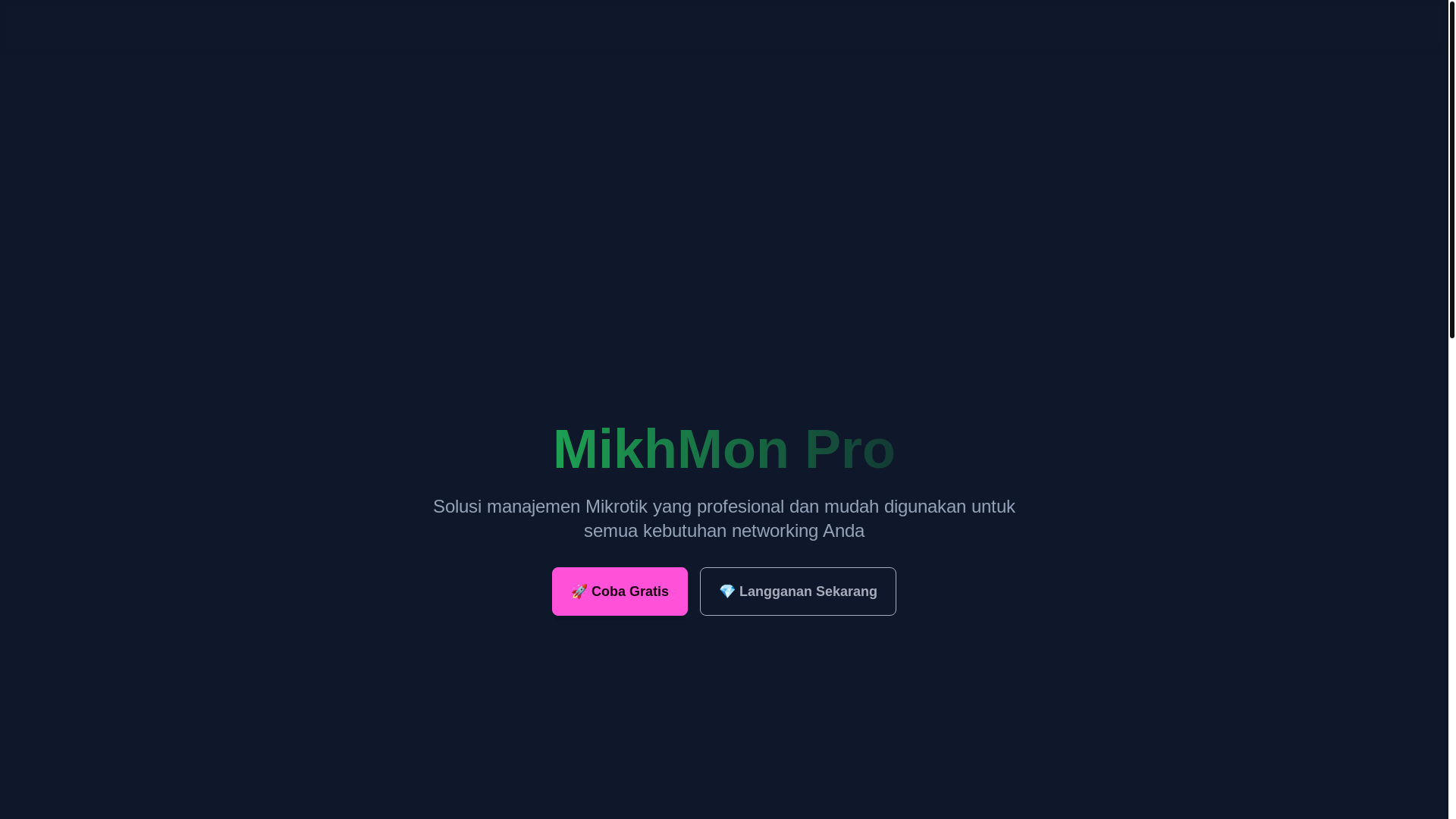 website screenshot of https://mikhmon-probill.my.id/