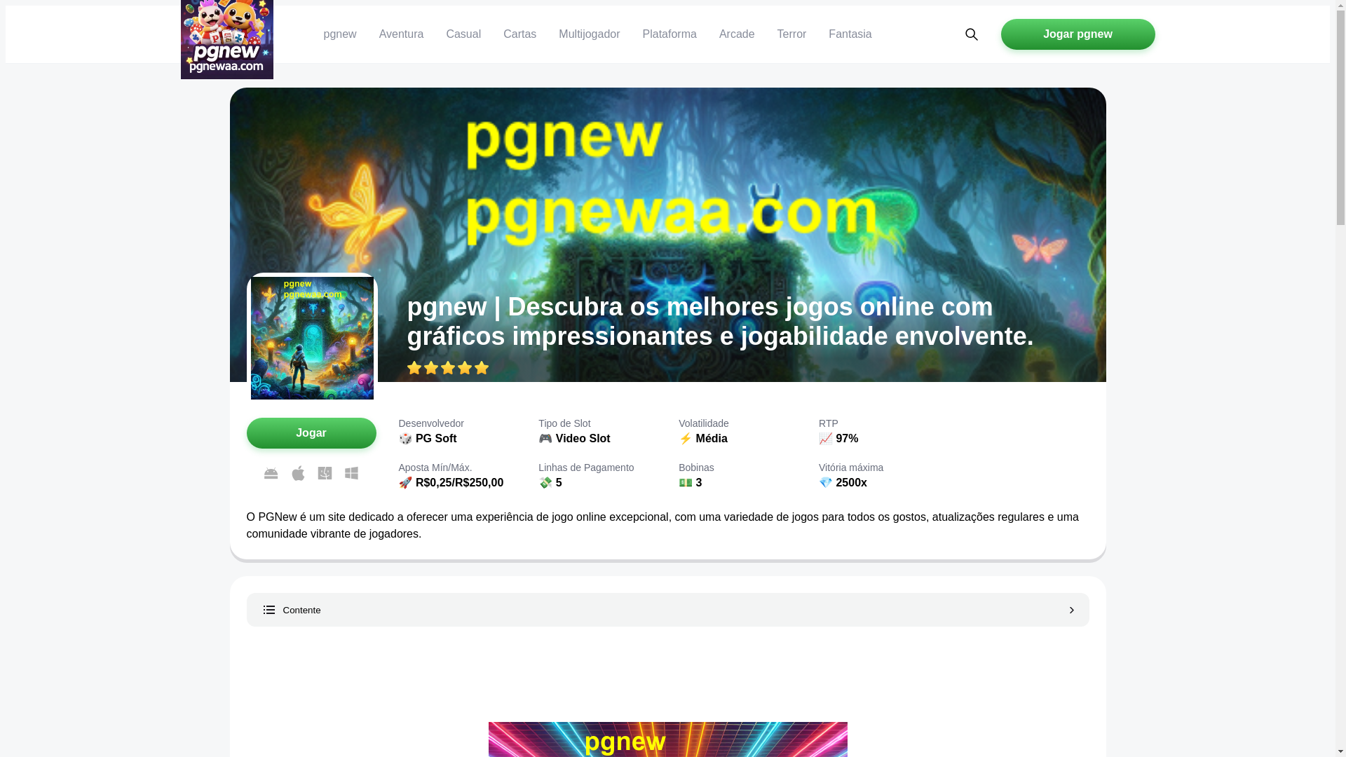 website screenshot of https://pgnewaa.com/