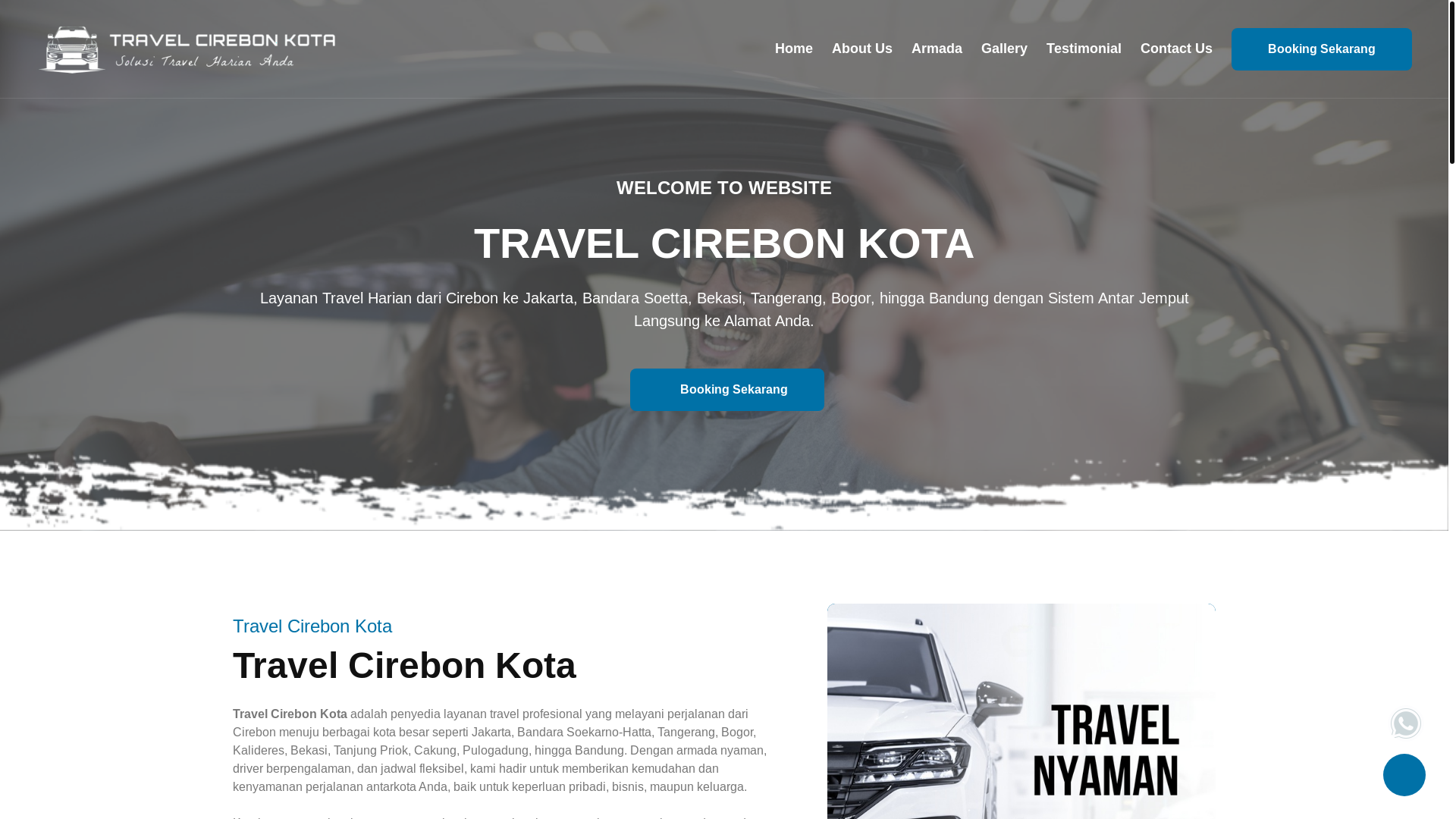 website screenshot of https://travelcirebonkota.web.id/