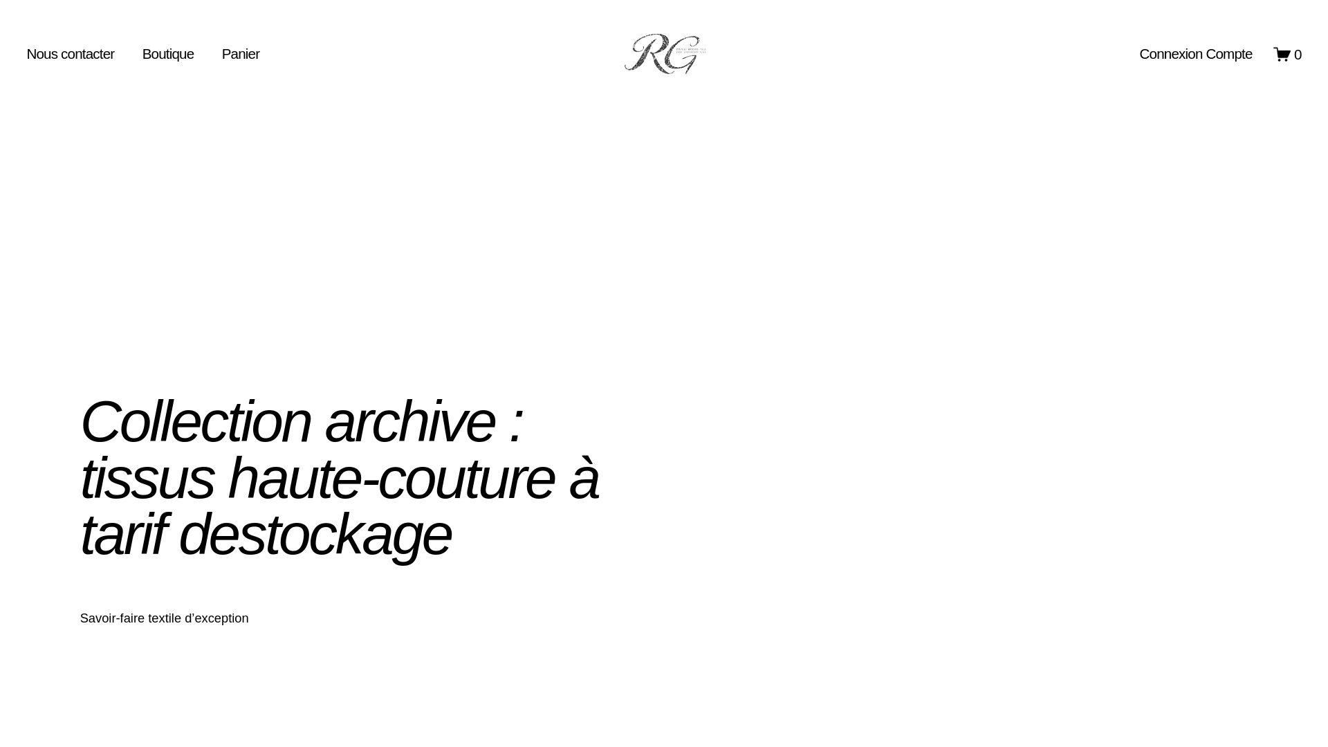 website screenshot of https://rg-lace-dentelle-embroidery-broderie-tulle.com/