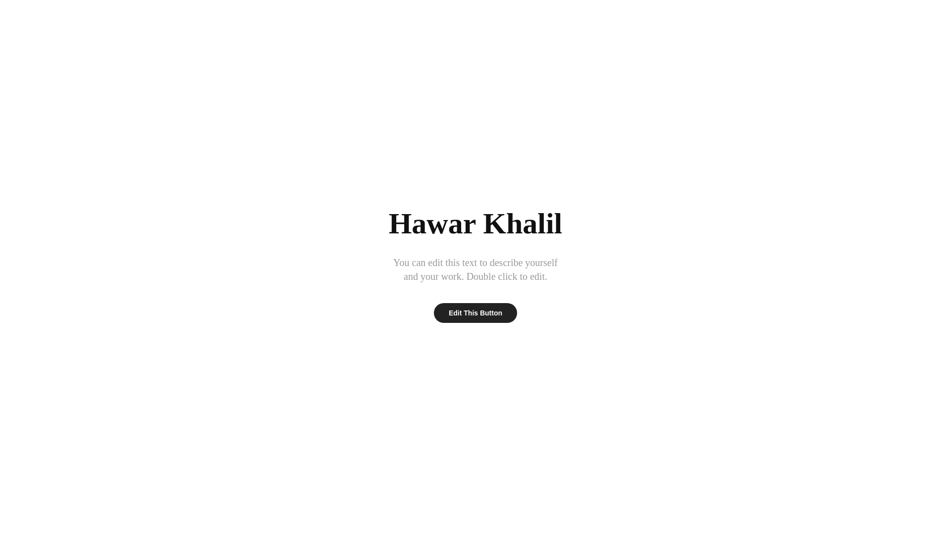 website screenshot of https://hawar.photography/