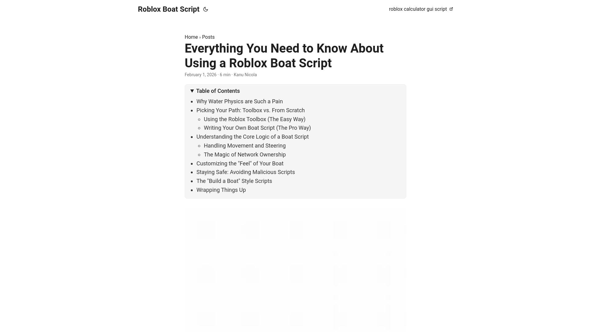 website screenshot of https://robloxboatscript.pages.dev/