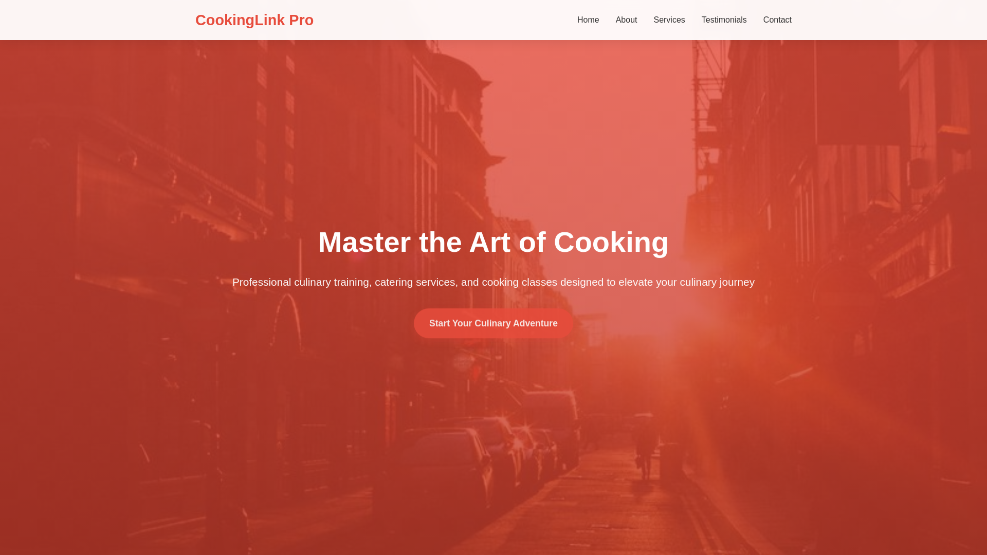 website screenshot of https://cookinglinkpro.digital/