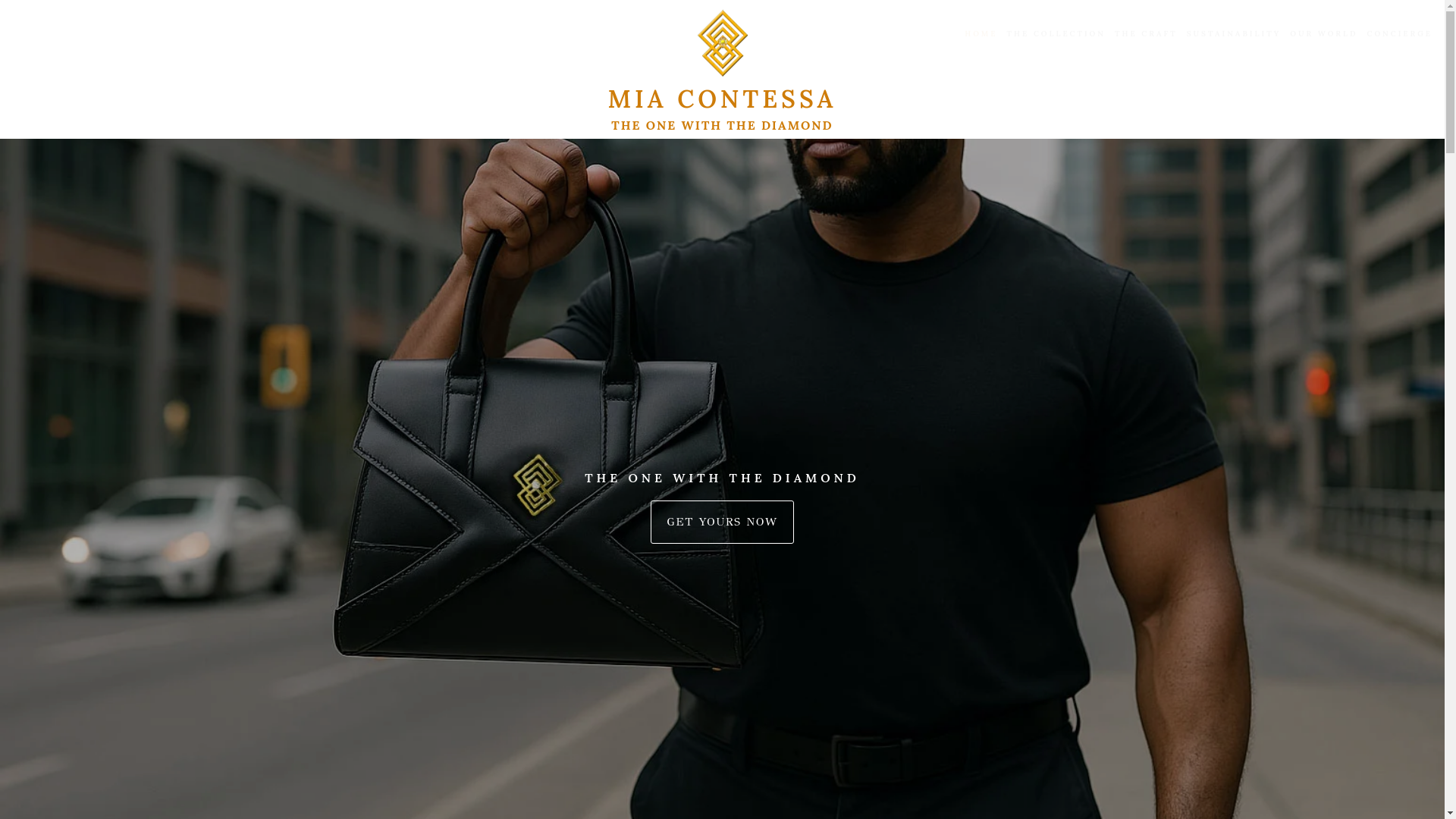website screenshot of https://miacontessa.uk/
