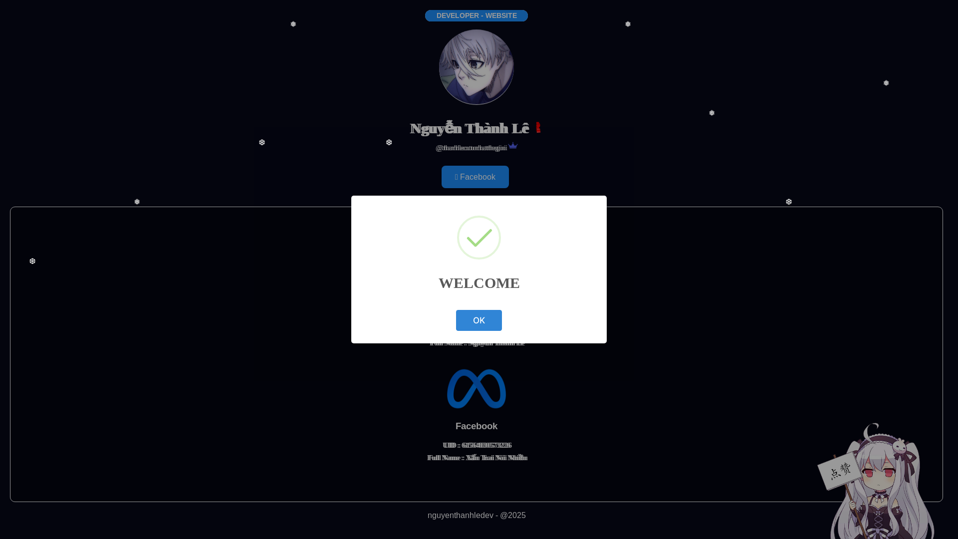 website screenshot of https://tanthuyhoang.pages.dev/