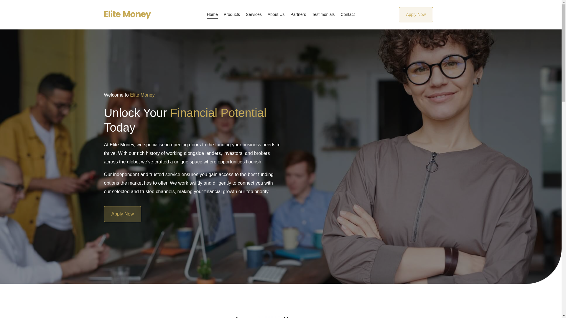 website screenshot of https://elitefundingoffice.com/