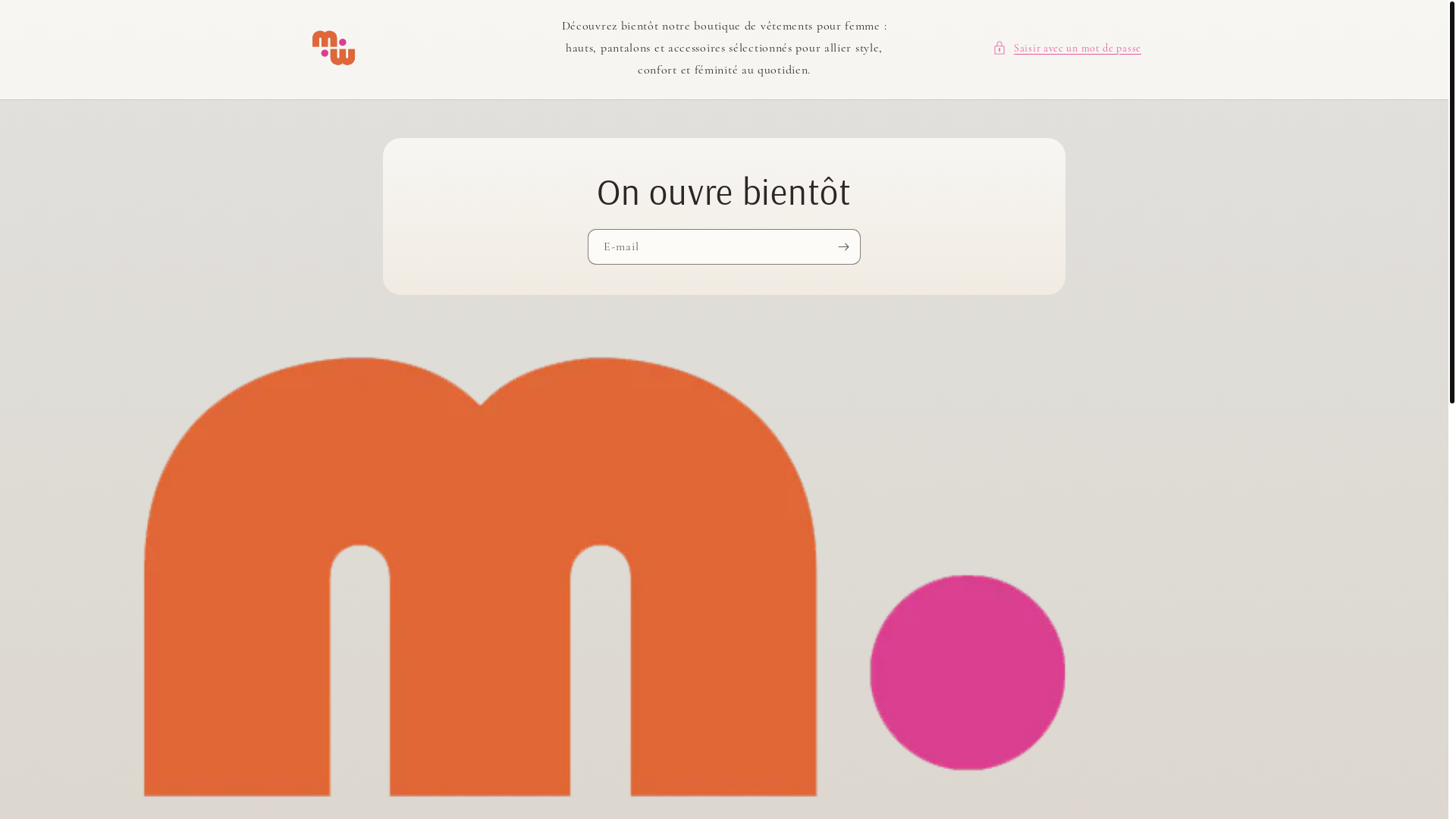 website screenshot of https://mimicollection.fr/