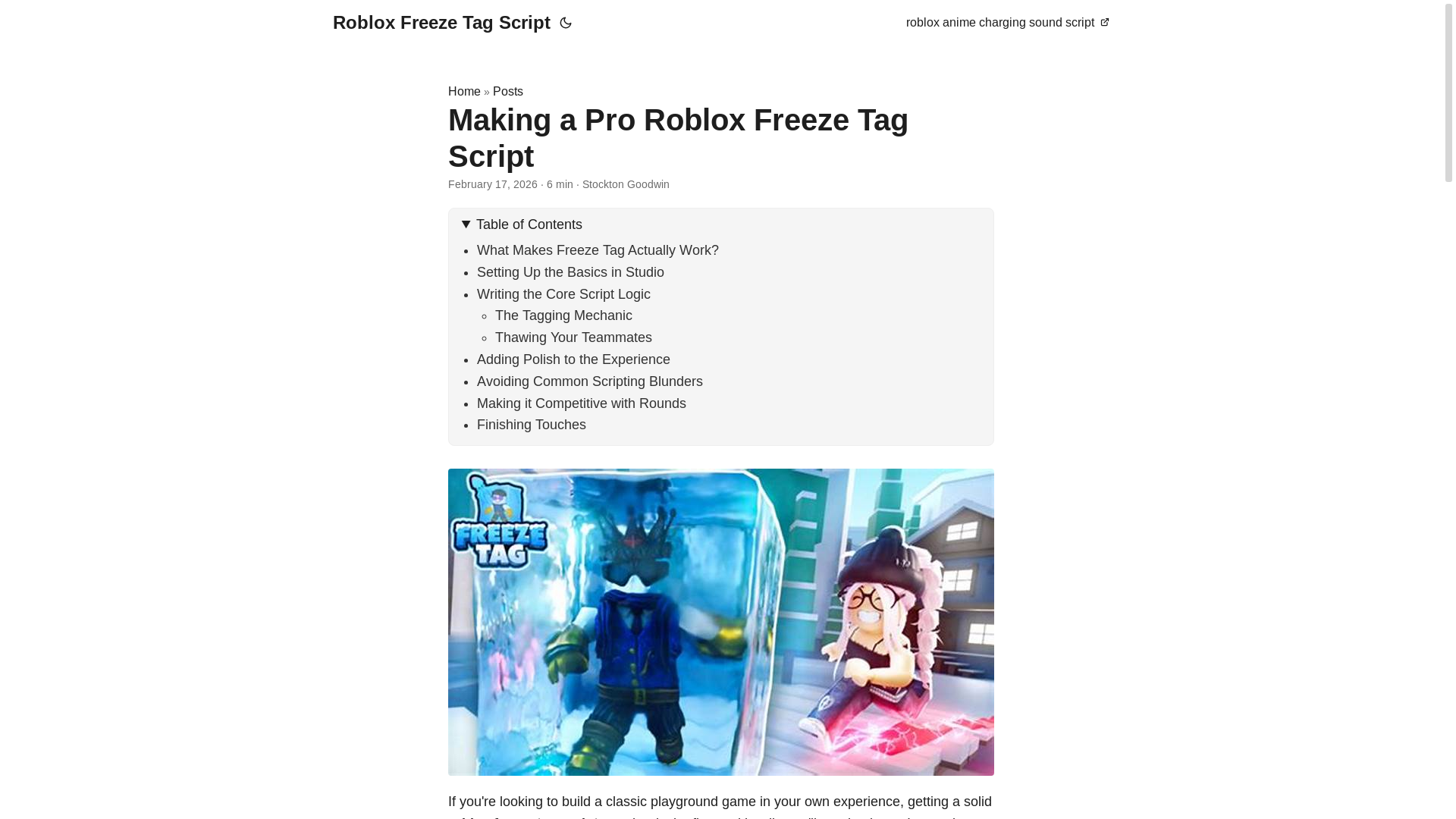 website screenshot of https://roblox-freeze-tag-script.pages.dev/