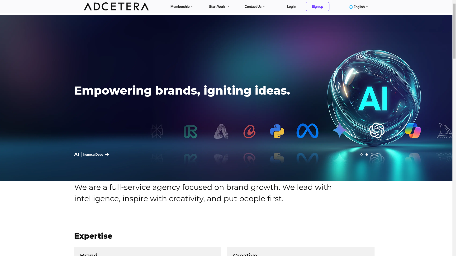 website screenshot of https://adcetekeras-ai.com/
