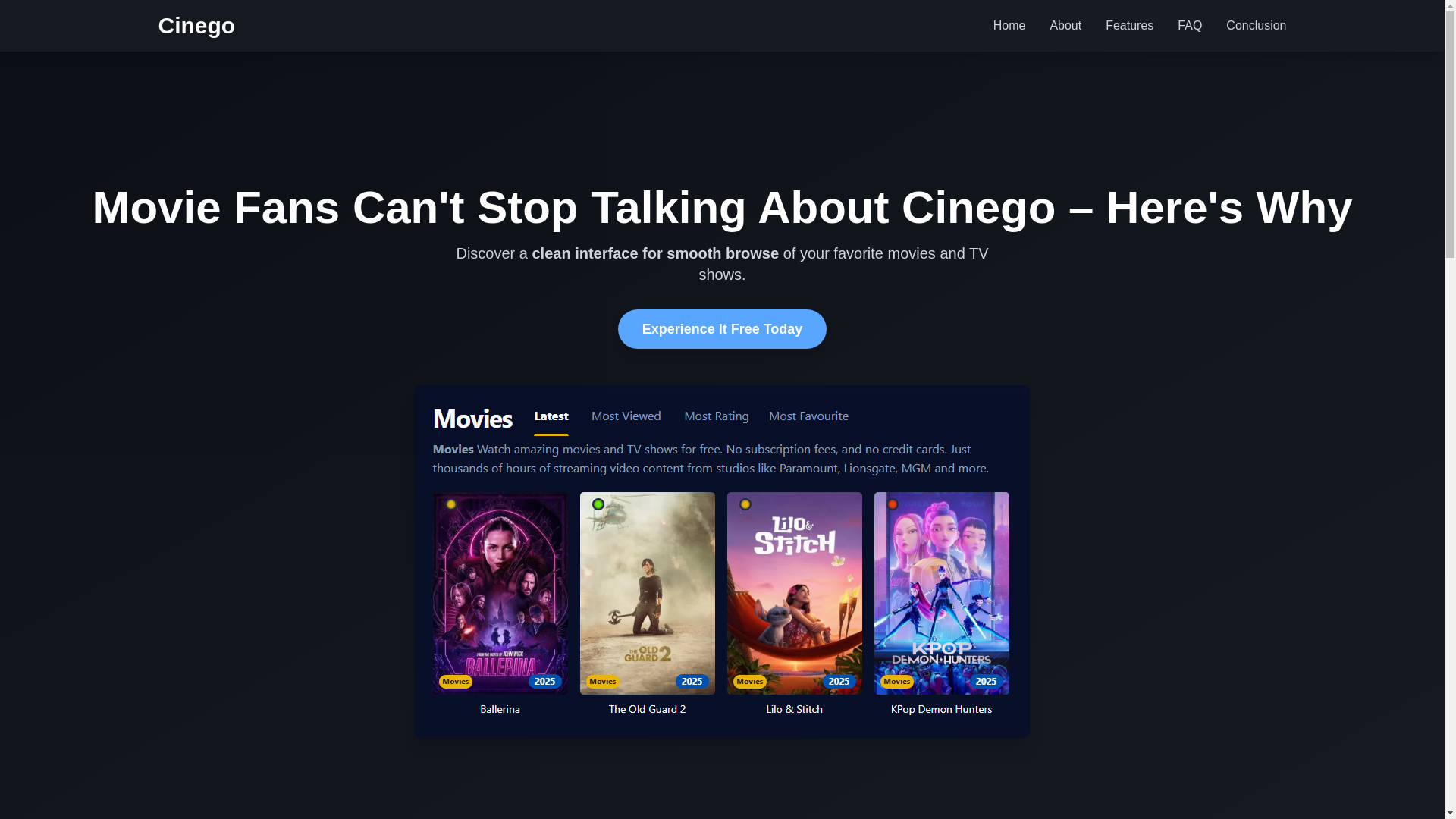 website screenshot of https://cinego-tgn4.pages.dev/