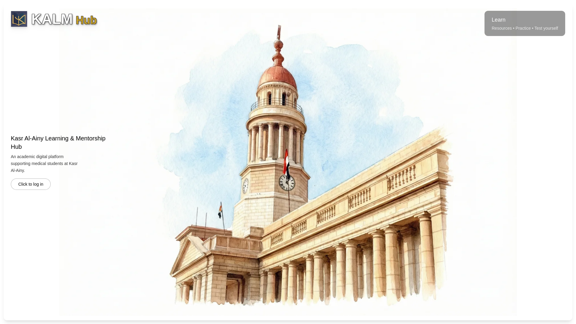 website screenshot of https://kalm-studentui.pages.dev/