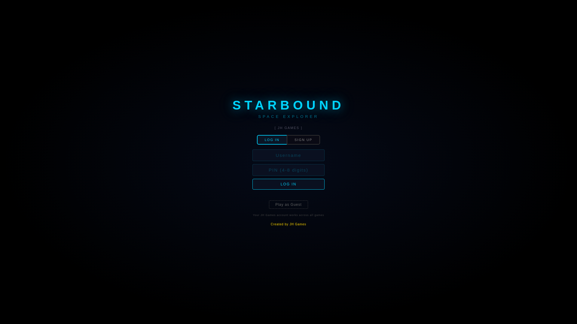 website screenshot of https://starbound.pages.dev/