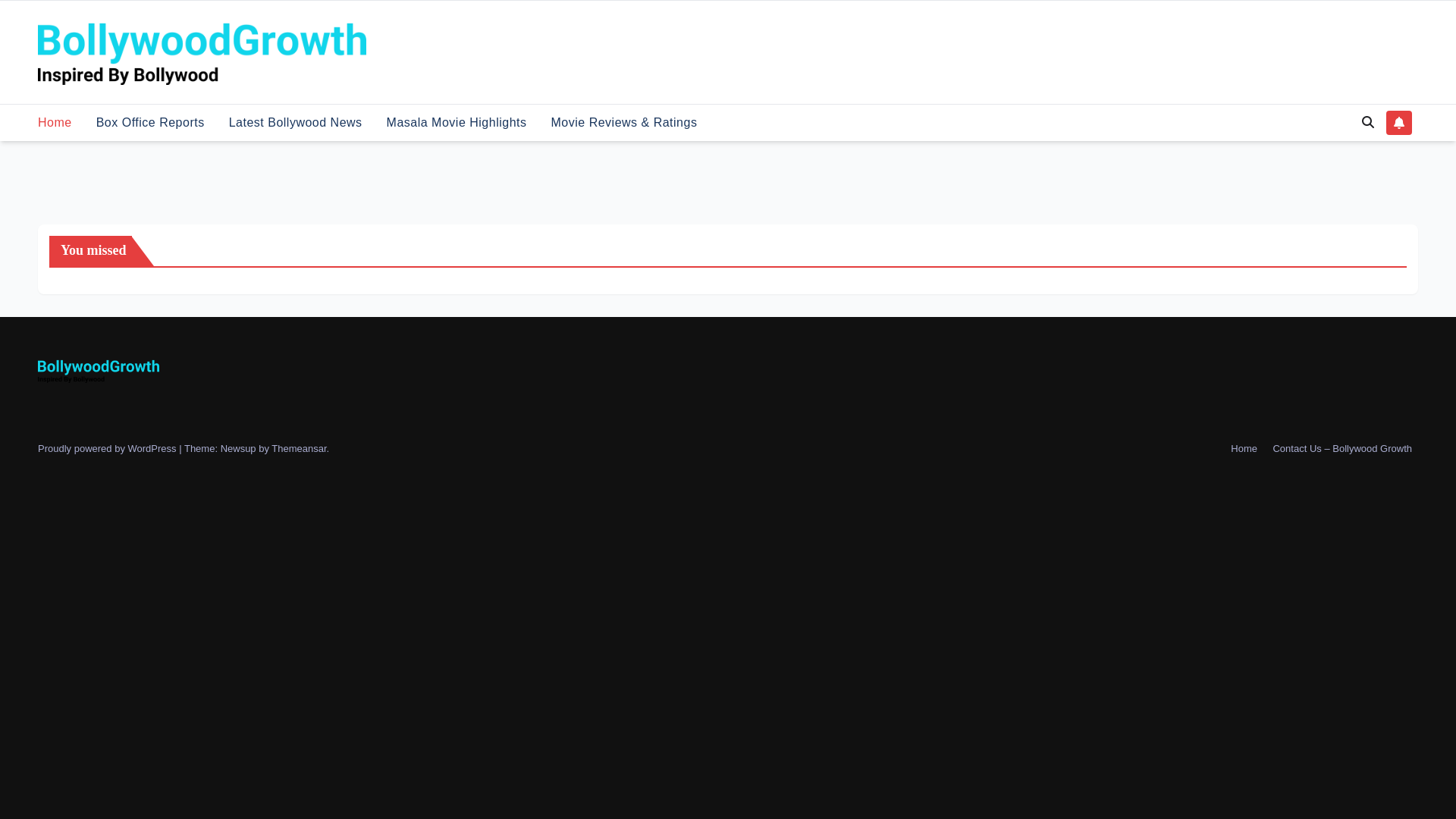 website screenshot of https://bollywoodgrowth.com/