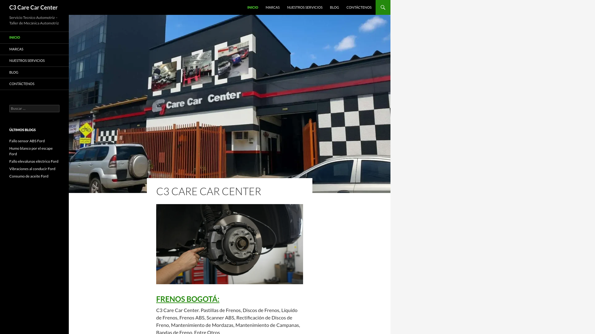 website screenshot of https://c3carecarcenter.com/