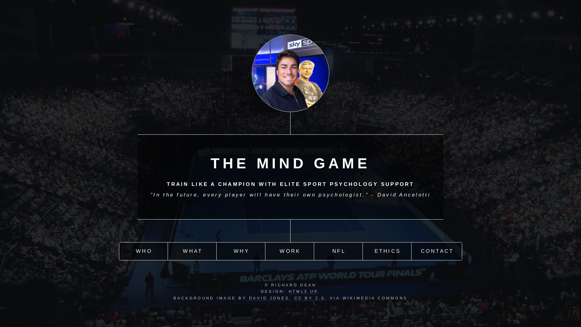 website screenshot of https://mindgamepsych.com/