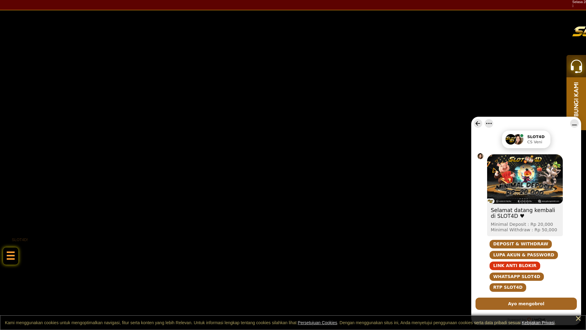 website screenshot of https://kolamslot4d.store/