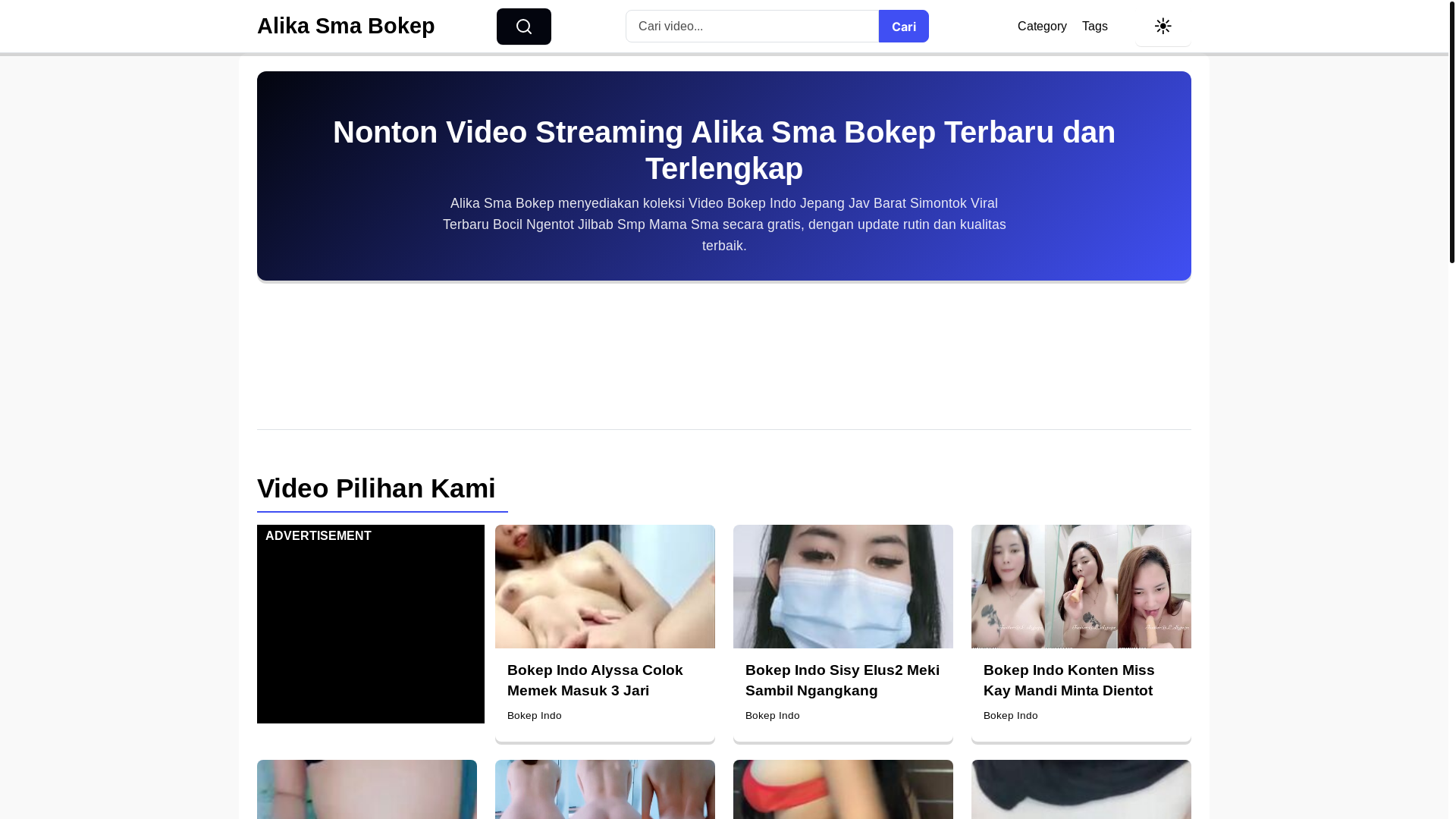 website screenshot of https://alikasmabokep.pages.dev/