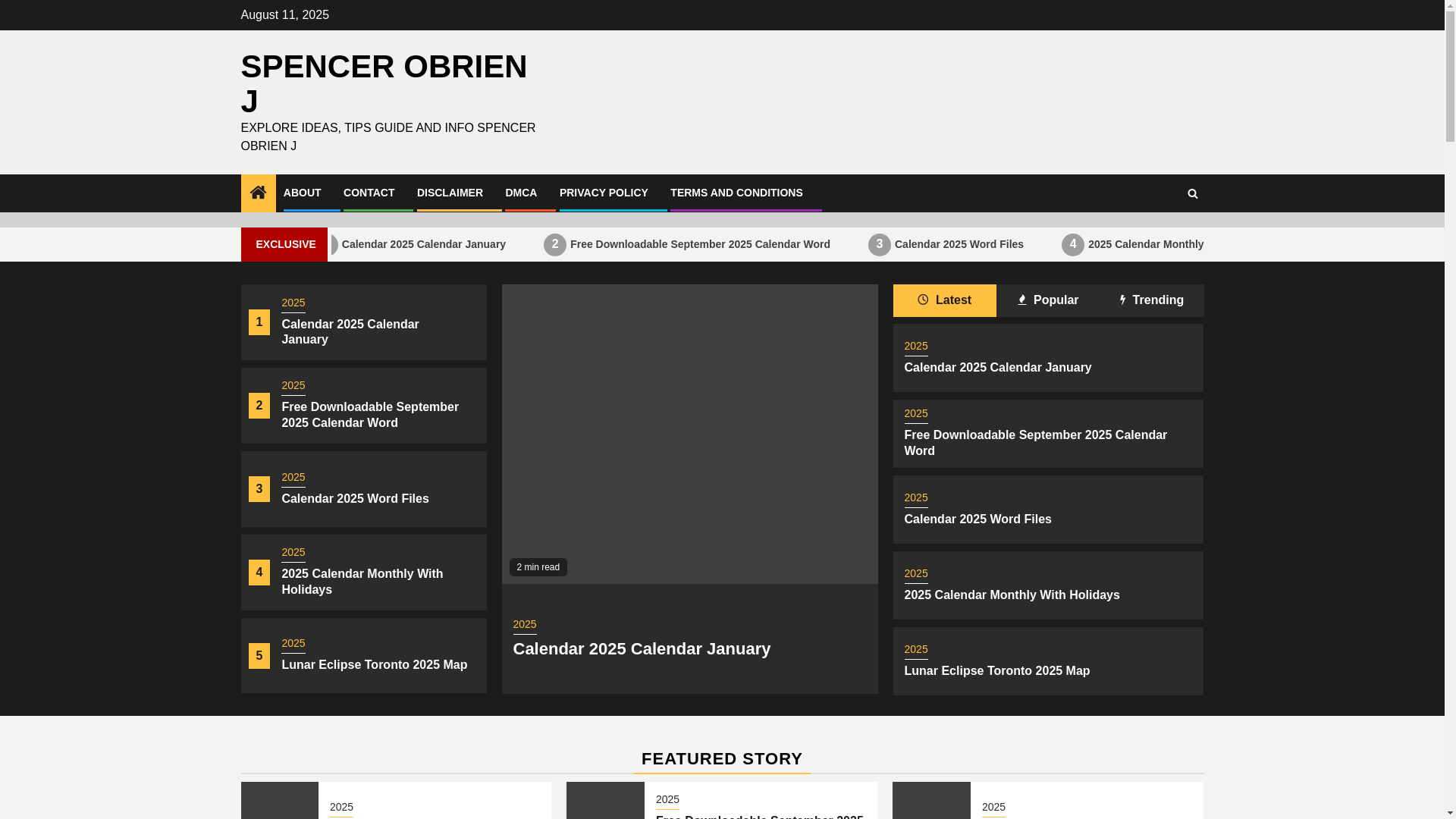 website screenshot of https://spencerobrienj.pages.dev/