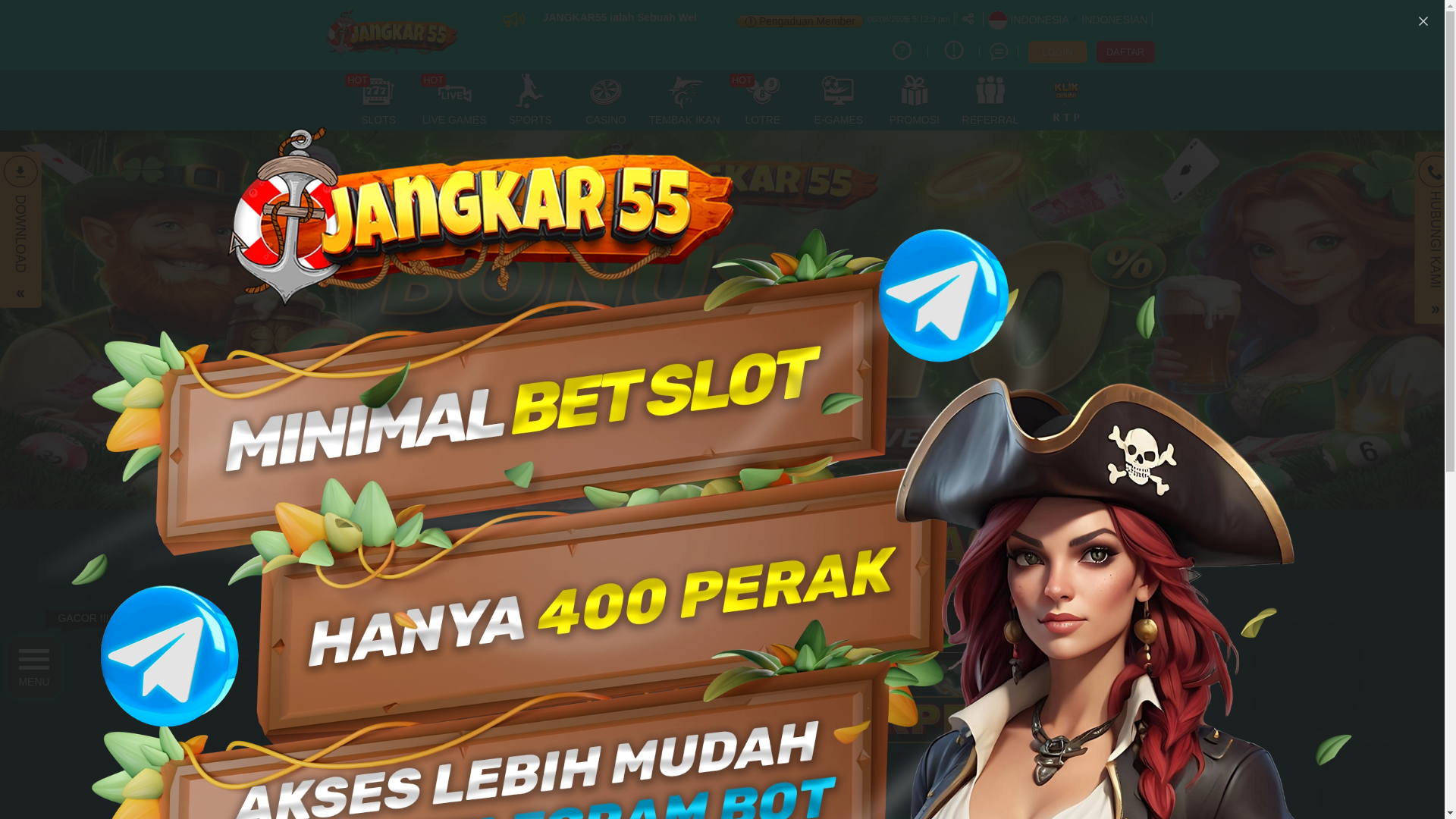 website screenshot of https://jangkarplay.store/