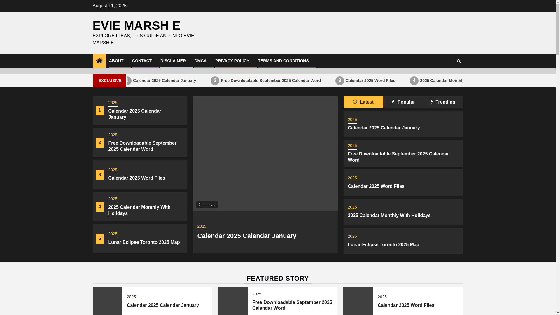website screenshot of https://eviemarshe.pages.dev/