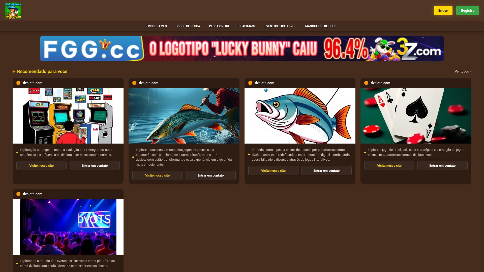 website screenshot of https://dvslots88.com/