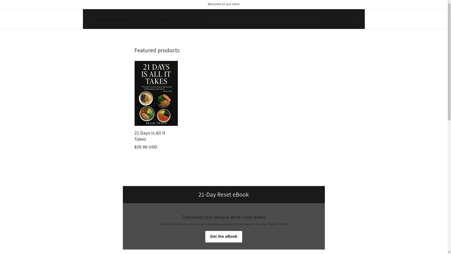 website screenshot of https://wellnessmasteryclub.org/