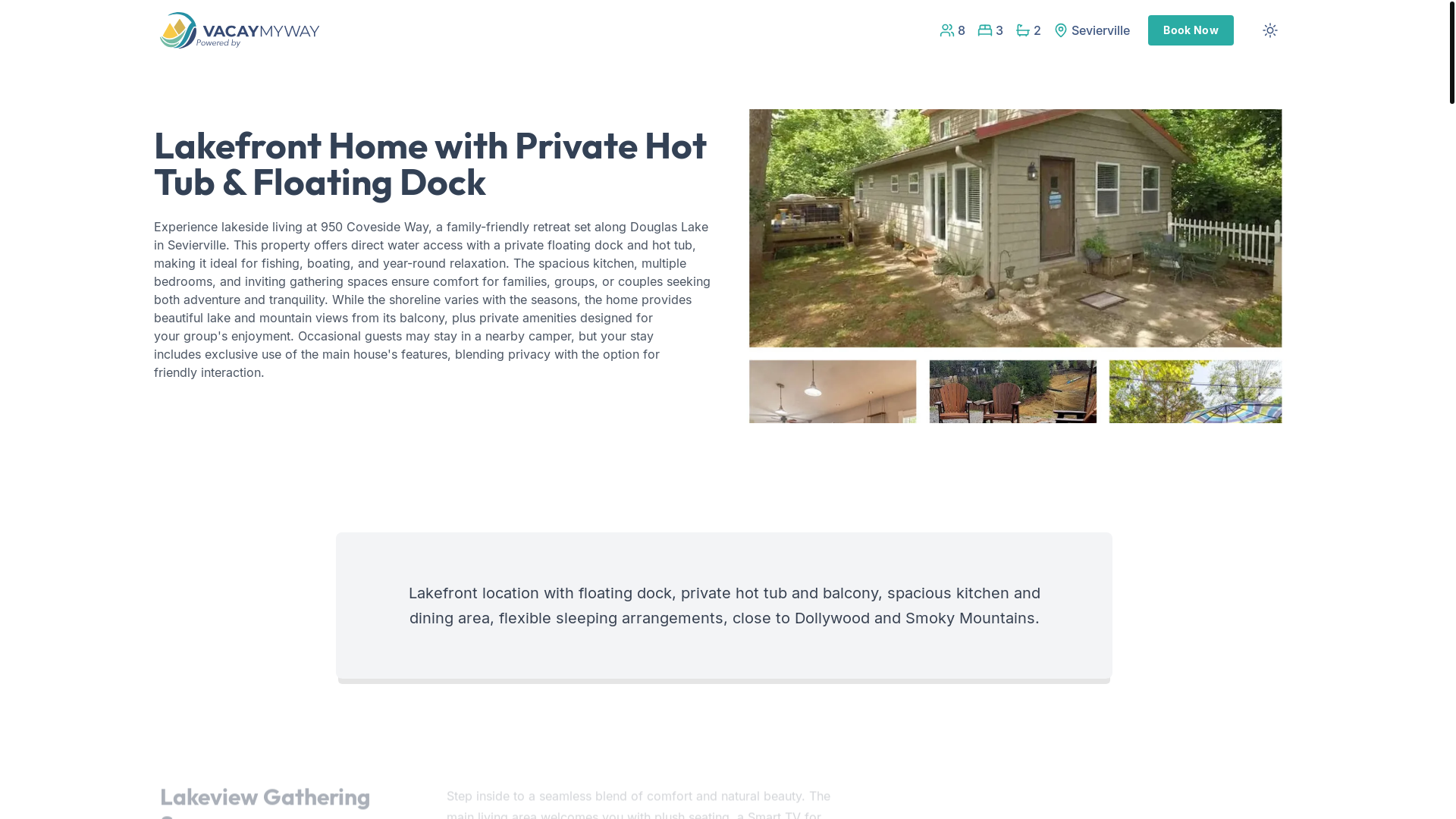 website screenshot of https://waterwhisper.estate/
