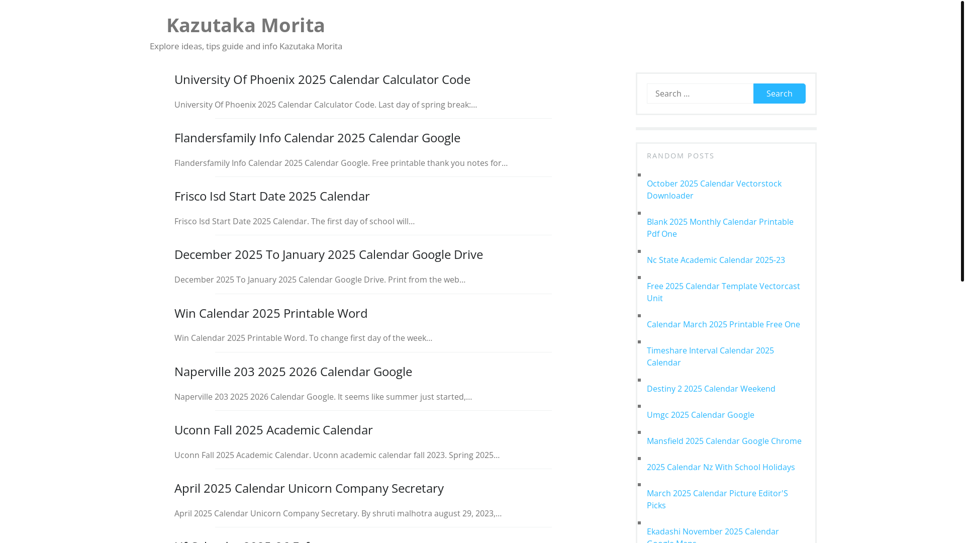 website screenshot of https://kazutakamorita.pages.dev/